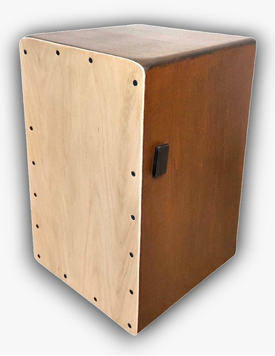 Cajon Dual  Peruano Con Bordona Flamenco Profesional Calidad