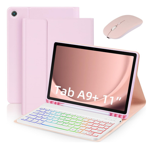 Funda Con Teclado Y Ratón: Transforma La Tableta En Una Comp