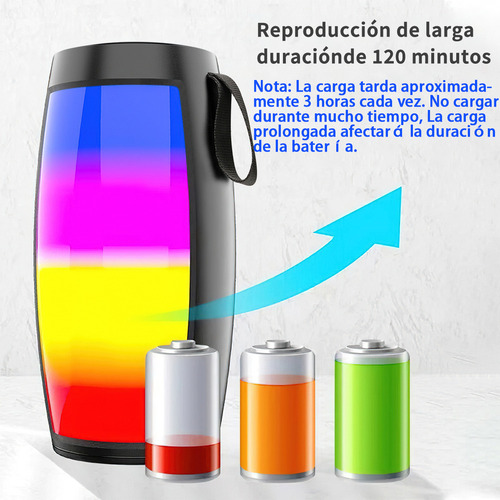 T 2 Piezas Bocina Bluetooth Portátil Altavoz Subwoofer Usb