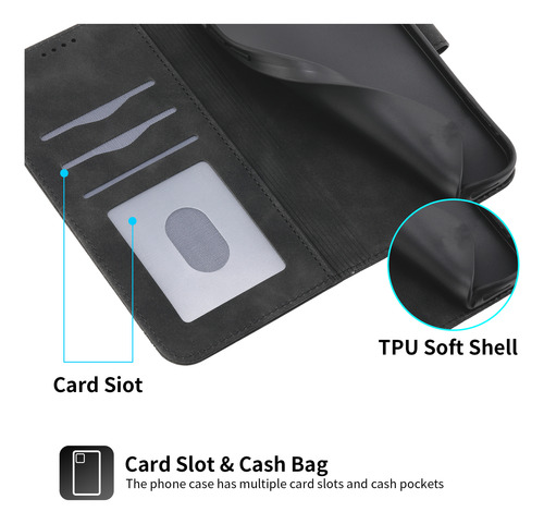 Funda Magnética Con Hebilla Magnética Con Logotipo De Línea Prensada En Caliente Para Huawei Honor Magic Series, Soporte Para Teléfono, Moderna, Carte