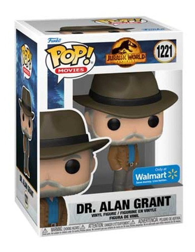 Muñeco Figura Funko Pop Jurassic World Dr. Alan Grant #1221