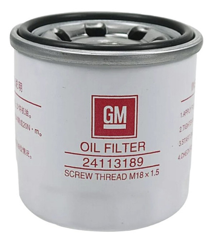Filtro De Aceite Gm Parts Chevrolet Onix 1.3t Original T/a