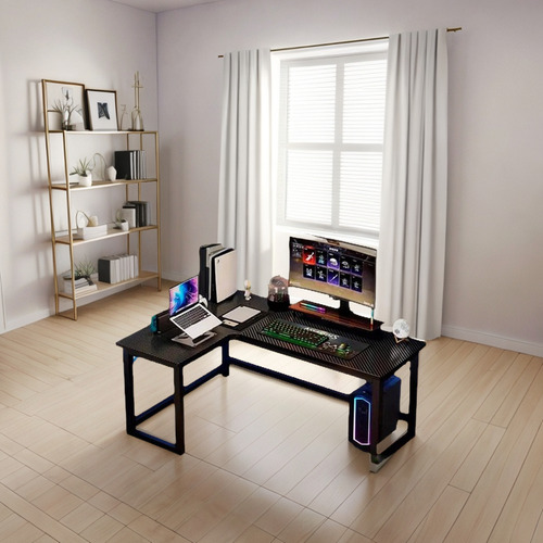 Mesa Escritorio Gamer En Forma De L 160x120 Cm Ultrashopuy