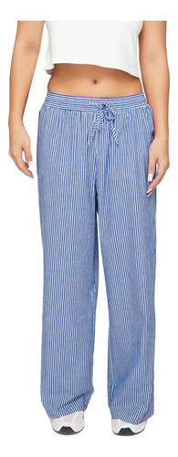 Pantalones Holgados Cómodos A Rayas Transpirables For Mujer