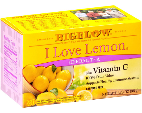 Bigelow I Love Lemon - Té De Hierbas (20 Unidades)