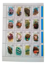Comprar Filatelia Fauna Marina Chilena 1991 16 Sellos Nuevos. J