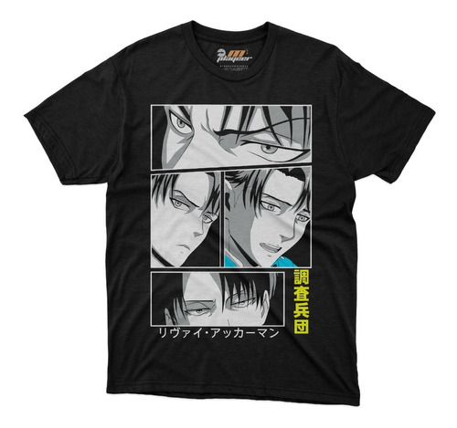 Playera Attack On Titan Levi Carteles Shingeki Kyojin Manga