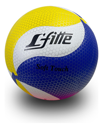 Balón De Voleibol Marca Lfitte Acojinado Tricolor