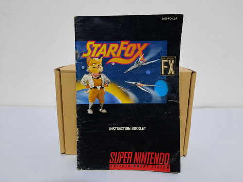 Manual *original* Star Fox Snes Super Nintendo