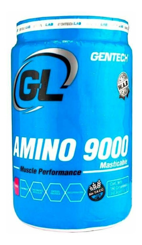 Amino 9000 Gentech 150 Com Sin Tacc Recuperacion Crecimiento