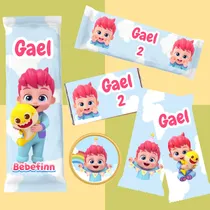 Comprar Kit Imprimible Cumpleaños,candy Bar Bebefinn Personalizable