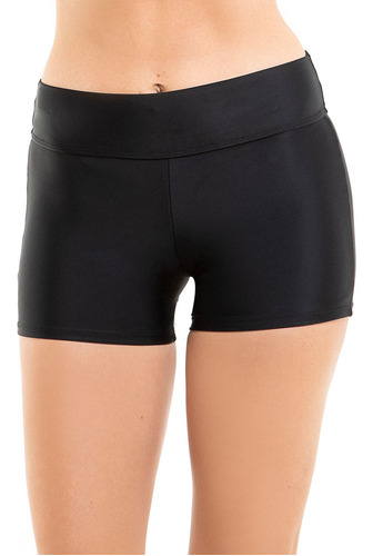 Bikini Short Estilo Hot Pant Color Negro