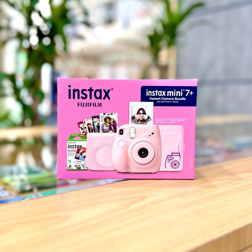 Imagen 3 de 4 de Cámara Instax Mini 7 Plus Rosado Claro