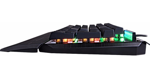 Teclado Gamer Mecánico Panel Aluminio Redragon Indrah K555