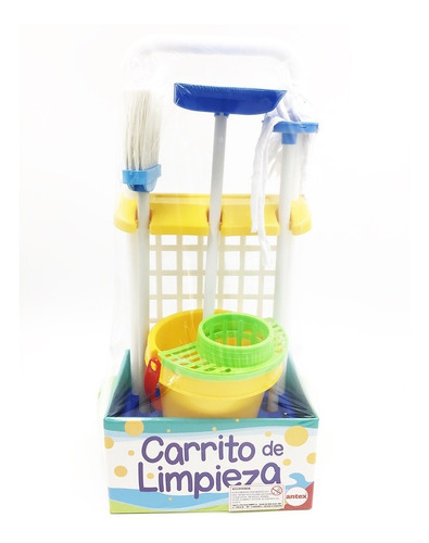 Carrito De Limpieza Super Completo Para Divertirse Ub