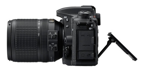 Nikon Kit D7500 + lente 18-140mm ED VR DSLR color negro