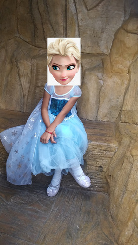 Disfraz De Elsa Frozen Princesas Disney Niñas