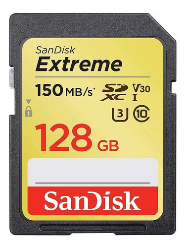 Imagen 1 de 3 de Tarjeta de memoria SanDisk SDSDXV5-128G-GNCIN Extreme 128GB