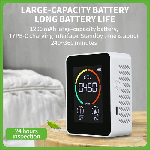 Sensor-detector De Dióxido De Carbono Co2 Importador Directo