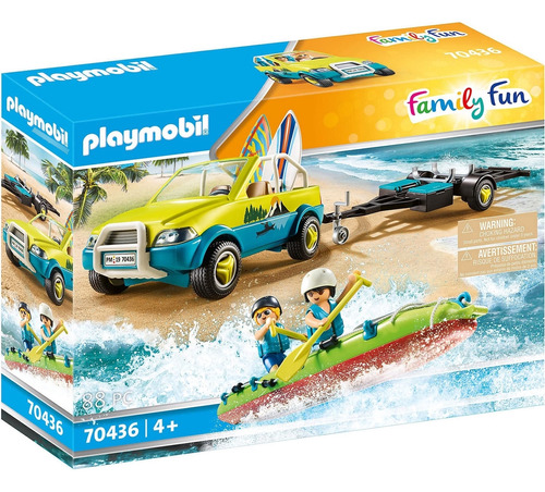 Playmobil Coche De Playa Con Canoa