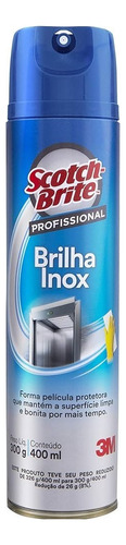 Scotch-brite Brilha Inox 3m 400ml Para Limpeza Profissional
