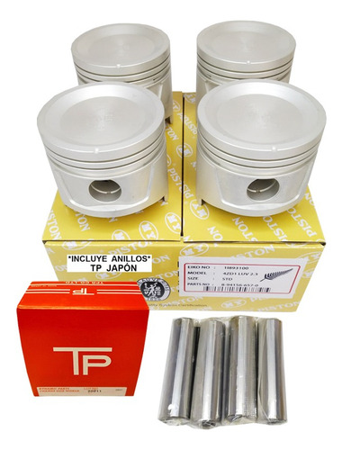 Set Piston Std Chevrolet Luv - Isuzu Trooper 2.3 89-98 4zd1