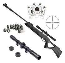 Comprar Rifle Aire Comprimido Nitro Piston Fox Bravo Mira Balines P.