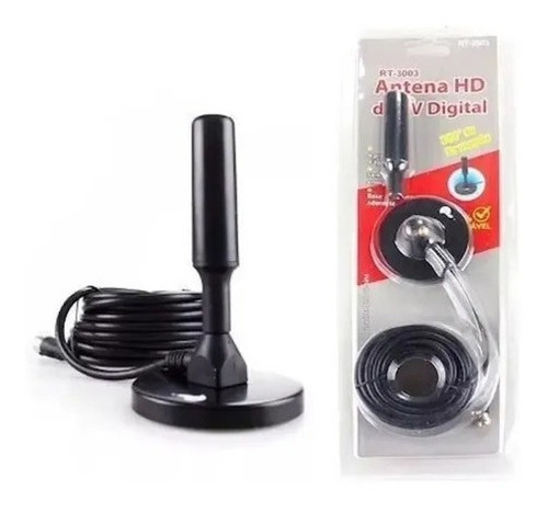 Antena Tv Digital Abierta Hd Tvd Interior 360 Coaxial