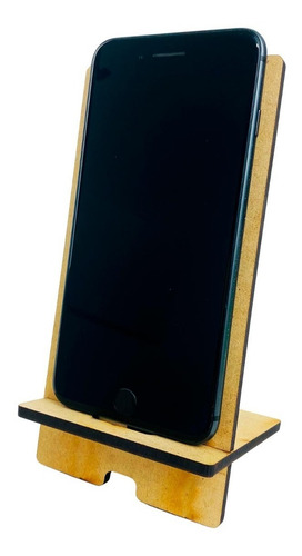Imagen 3 de 10 de 10 Dock Bases De Madera Mdf Celular iPhone Corte Laser