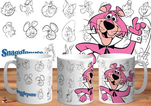 Taza - Tazón De Ceramica Hanna Barbera El Leon Melquiades