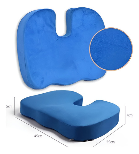 Almohadon Viscoelástico Para Silla Auto Comodidad Env