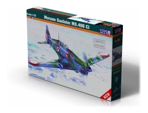 Maqueta Avión Morane Saulnier Ms406cl 1/72 Mistercraft 42066