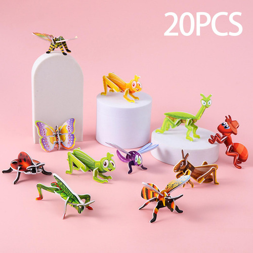 4 X 2 Rompecabezas Diy En 3d Con Forma De 4 Piezas