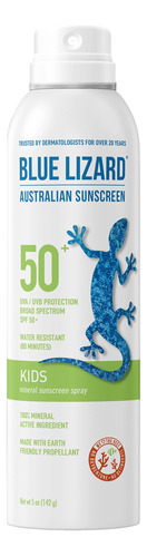 Blue Lizard - Protector Solar Mineral Para Niños Con Óxido D