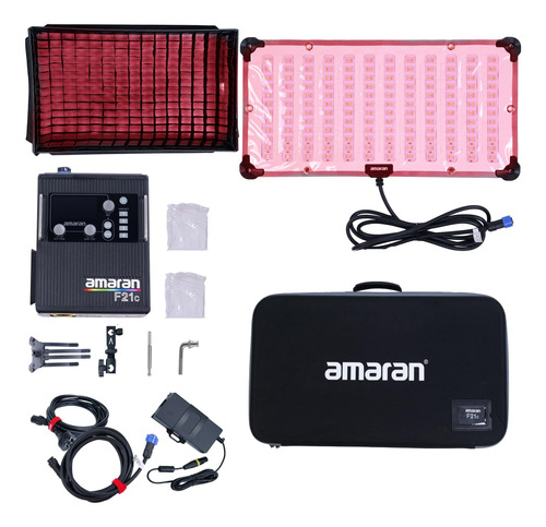 Aputure Amaran F21c 100w Rgbww Flexible Led Mat Con Rejilla.