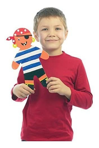 Imagen 5 de 6 de Tarjeta Grande De Persona Formas, Personajes Para Niños Para