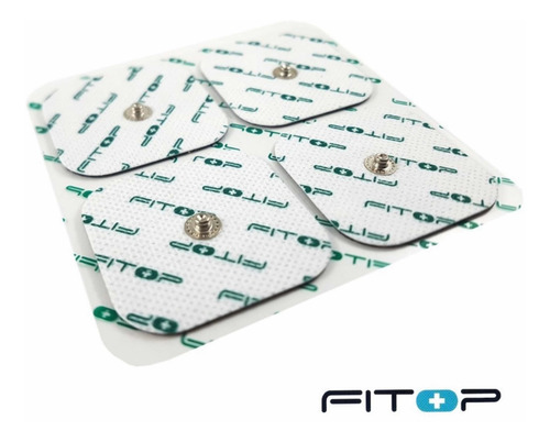 20 Electrodos Compatibles Compex 5x5 Single Snap Envíogratis