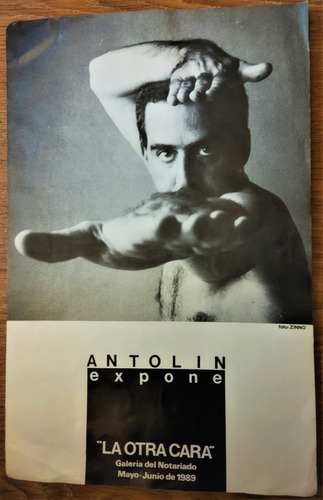 1989 Atipicos Antolin Afiche Exposicion Notariado Foto Zinno