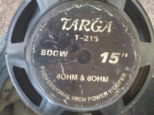 Imagen 3 de 3 de Cajón Con Bajo Targa 800w De 15 Pulgadas