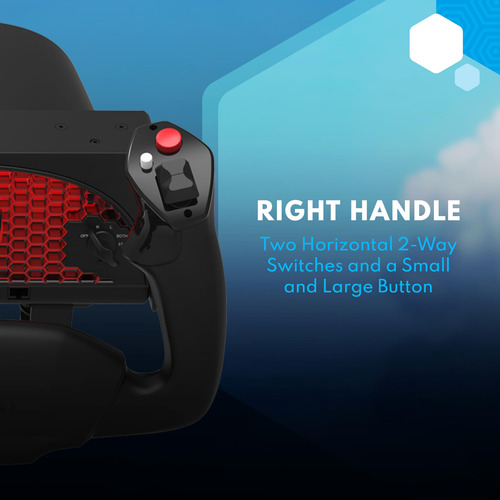 Flight Controls Honeycomb Alpha Yoke Con Panel De Interrupto