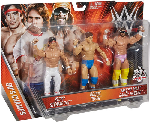 Wwe - Figura De Acción (3 Unidades), Diseño De Barco De Va