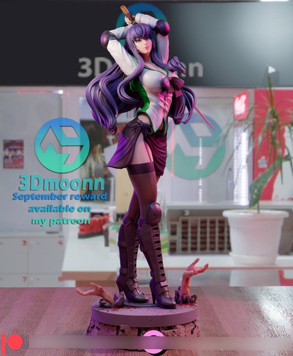 Saeko Busujima Highschool Of The Dead Figura Resina 24cm