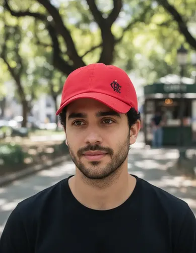 Boné Flamengo Bordado Aba Curva Minimalista