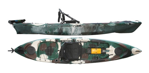 Kayak Hidro2eko Caiman 125 Pro Camu Verde - Kayaks Feelfree