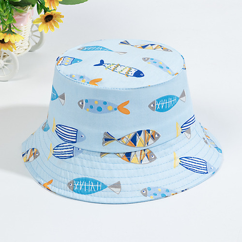 Sombrero De Pescador Para Niños Con Protección Solar