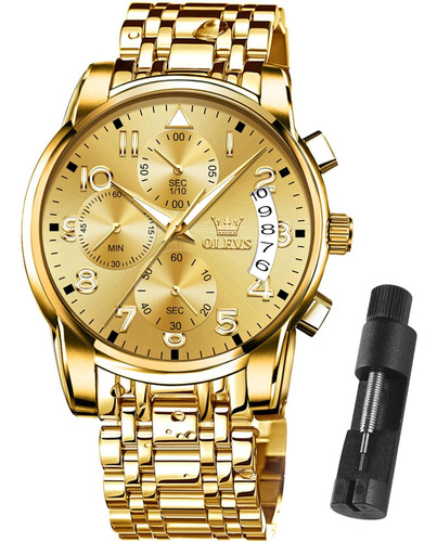 Relojes De Oro Para Hombres Reloj Olevs Reloj De Oro Para Ho