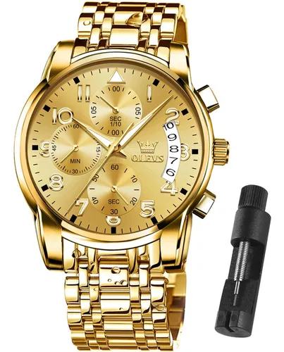 comprar Relojes De Oro Para Hombres Reloj Olevs Reloj De Oro Para Al