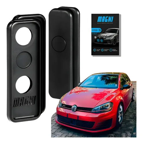Magni: Suporte Magnético Para Placas - Fixe Sem Furar Preto