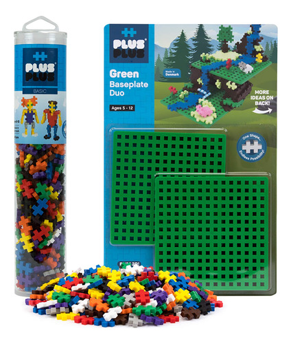 Plus-plus - Juego De Tubos Bsicos De 240 Piezas Con Base Duo