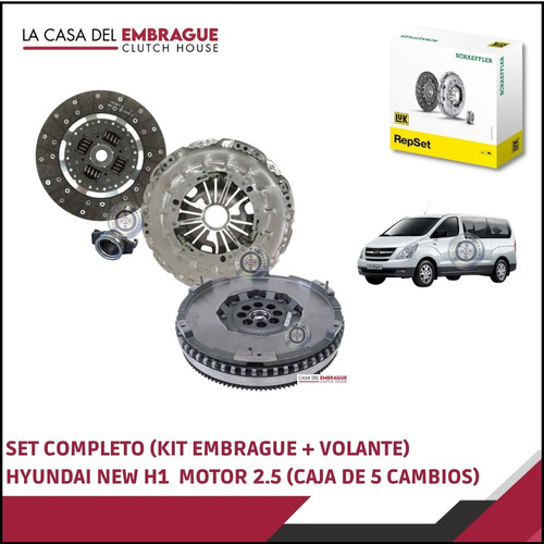 Imagen 1 de 3 de Kit Embrague + Volante Hyundai  H1 Motor 2.5 (5 Vel)